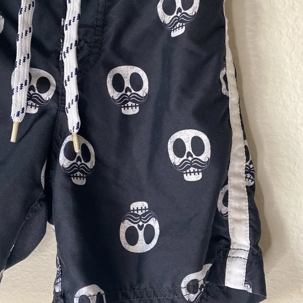 The Children’s Place Skull Swimming Trunks Size 4
